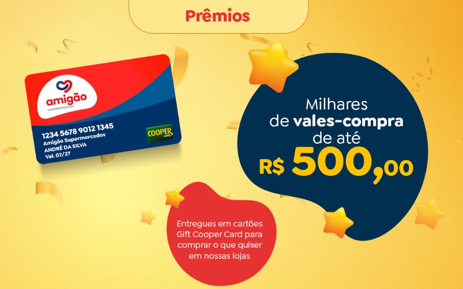 Promoção Compra da sorte amigão - Ganhando Promoções