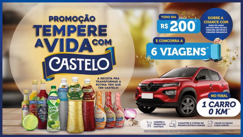 Promoção “Tempere a vida com Castelo”