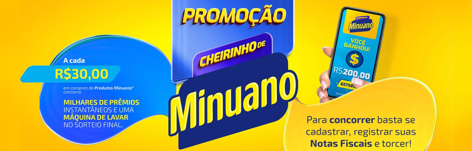 Participe da Promoção Cheirinho de Minuano e concorra a prêmios instantâneos