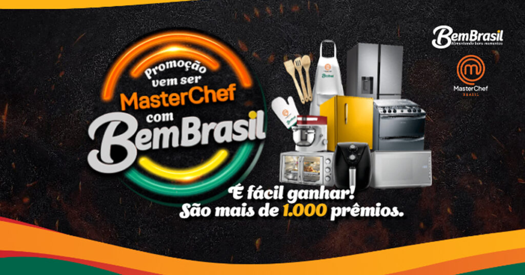 Promoção Vem ser MasterChef com Bem Brasil