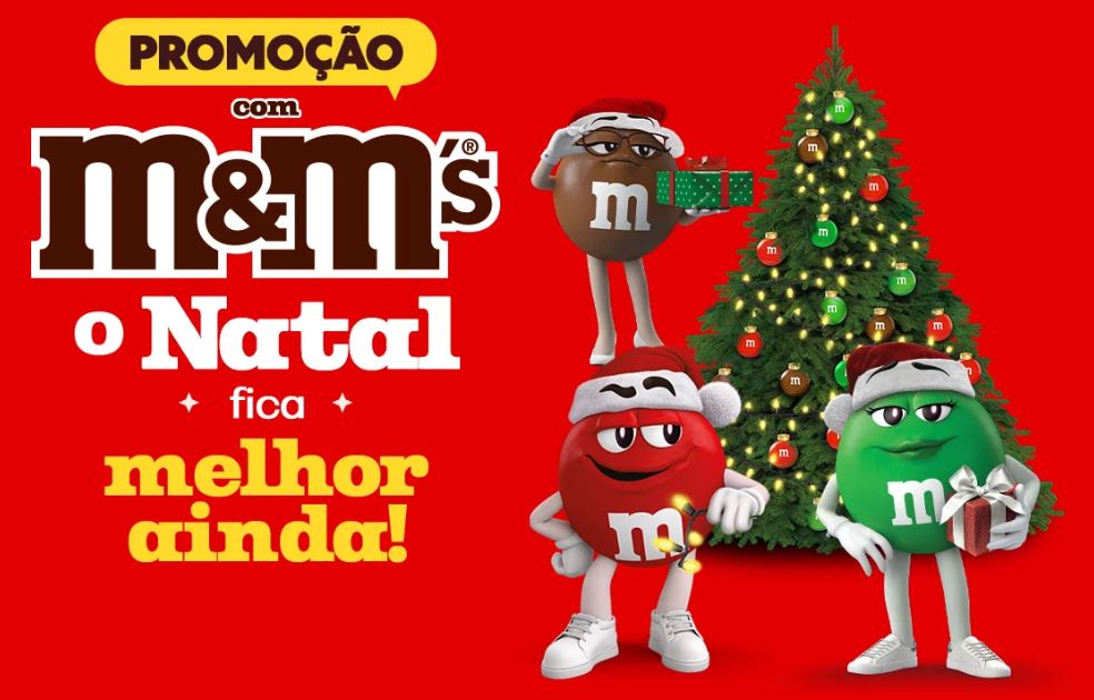 Participe da Celebração do Natal com Prêmios na Promoção M&M’s