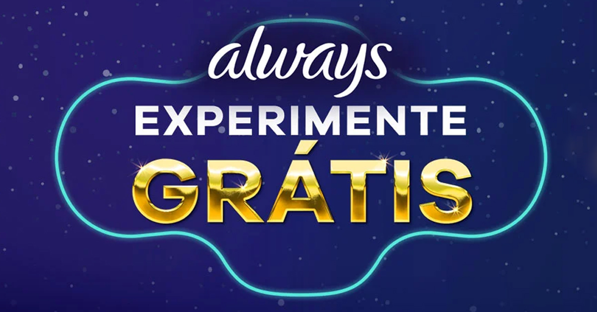 Promoção Always: Cashback e prêmios em dinheiro