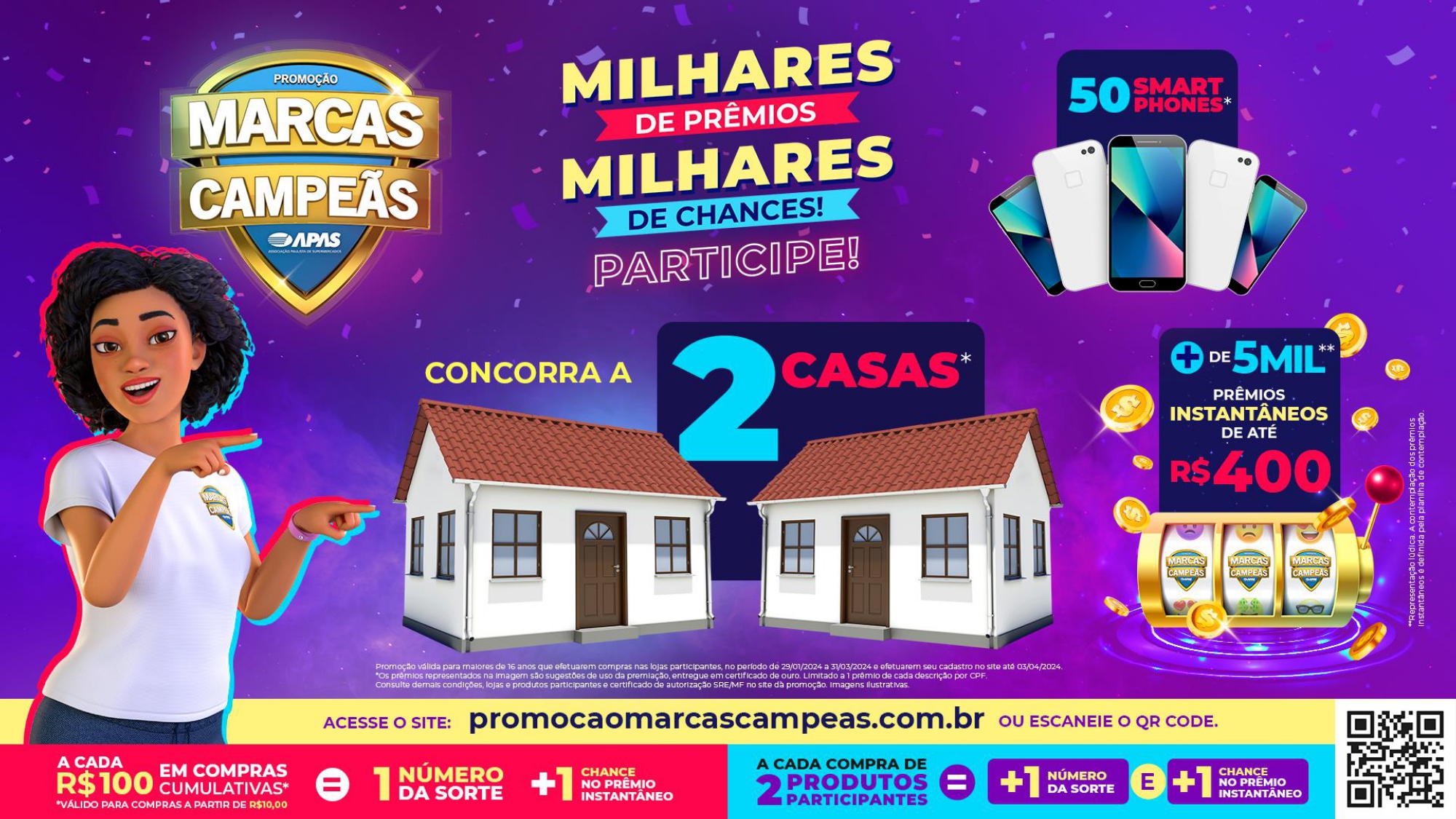 Promoção Marcas Campeãs 2024: mais prêmios e mais Chances de ganhar!