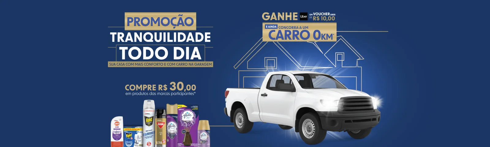 Promoção Tranquilidade todo dia 2024: Participe e transforme seu dia com Rayd, Off!, Glade e Baygon