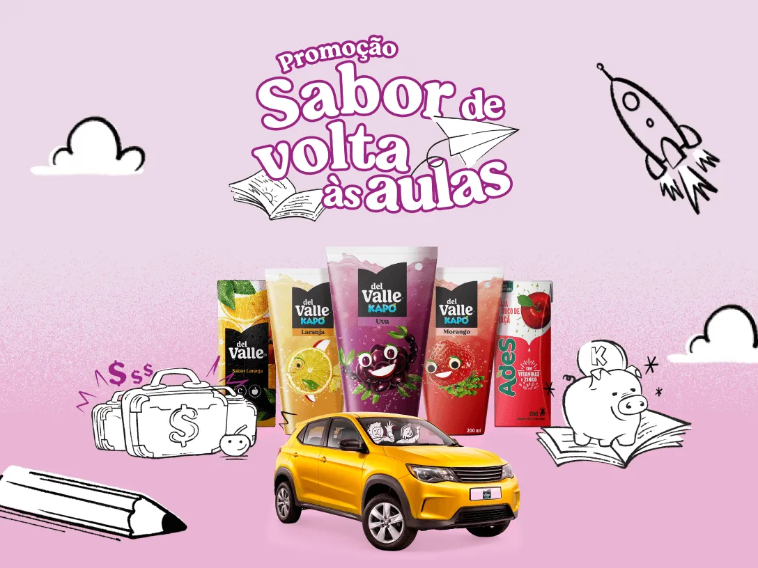 Promoção Del Valle Kapo: Sabor de volta às aulas