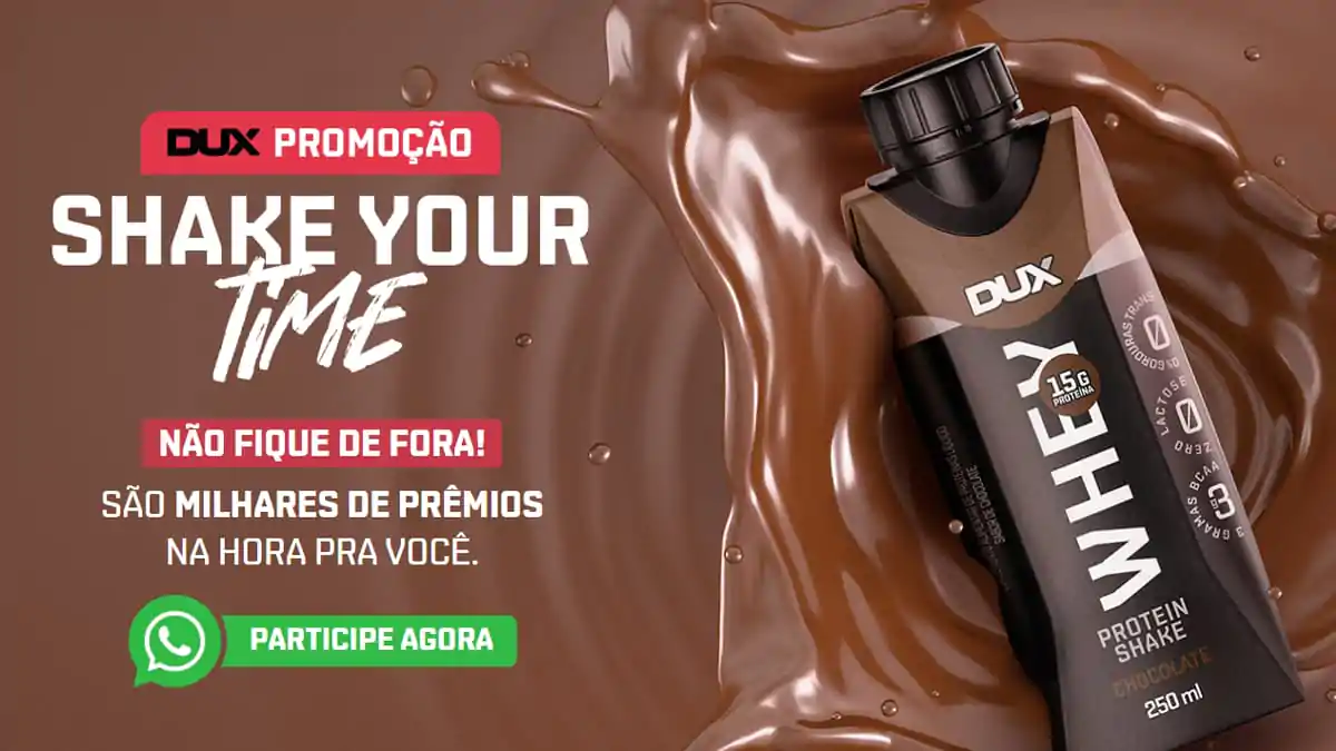 Promoção Dux 2024: Seu Whey pode render smartwatches, fones e muito mais!