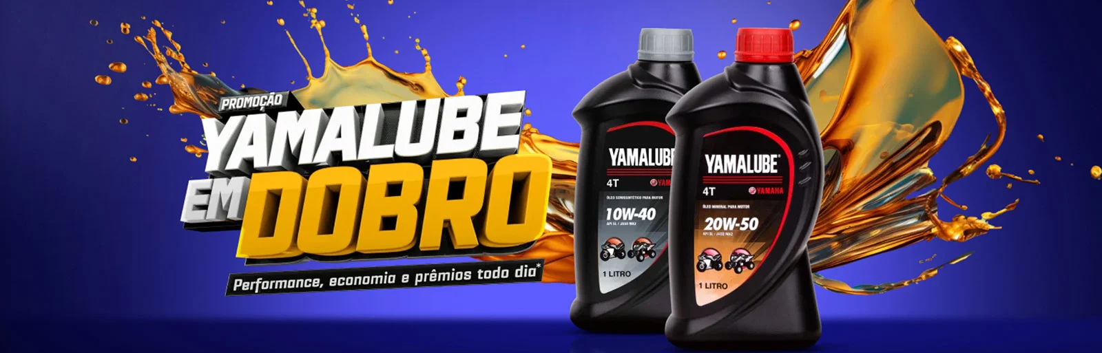 Concorra a 3 Motos 0km na Promoção Yamaha 2024 Yamalube em Dobro!