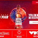 Promoção Budweiser 2024 Bud Tour: concorra a viagens para grandes festivais internacionais