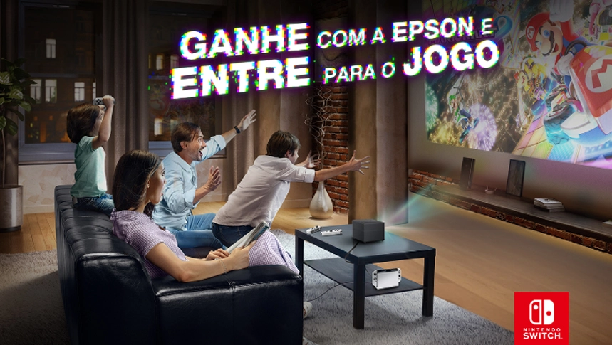 Promoção ganhe com a Epson e entre para o jogo: concorra a um Nintendo Switch e mais!