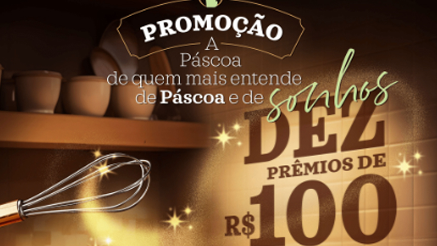 Promoção Páscoa Cacau Show 2024: Concorra a dez prêmios de R$100.000!