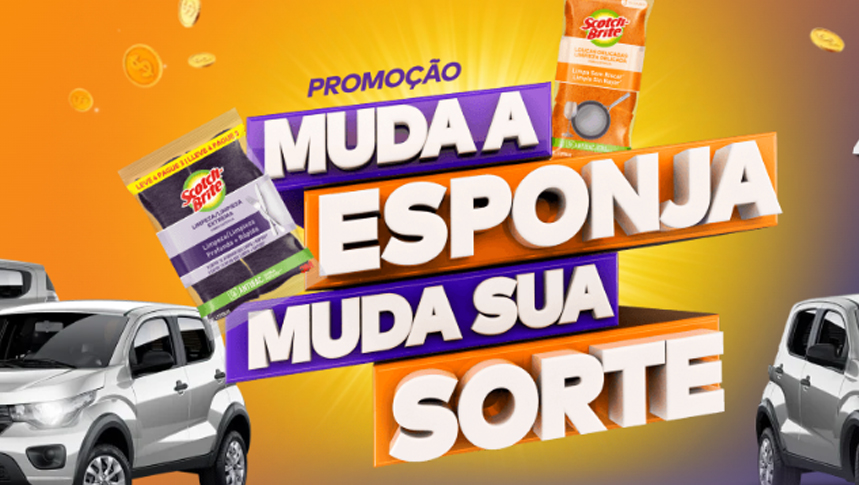 Participe da Promoção Scotch Brite 2024: muda a esponja, muda sua sorte e concorra a um Fiat Mobi 0km!