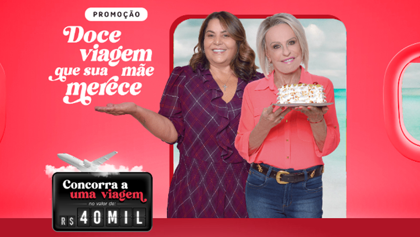 Participe da Promoção Dia das Mães Sodiê 2024 e concorra a uma doce viagem de R$40 Mil