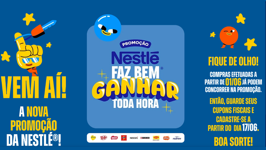 Promoção Nestlé 2024 Faz bem ganhar toda hora: Participe e concorra a mais de 2 milhões em prêmios