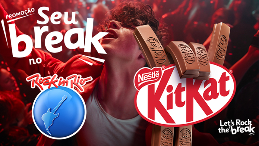 Promoção KitKat Rock in Rio 2024: amplificadores, ingressos e muito mais!