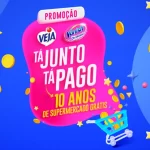 Concorra a 10 Anos de Supermercado grátis na promoção Veja e Vanish!