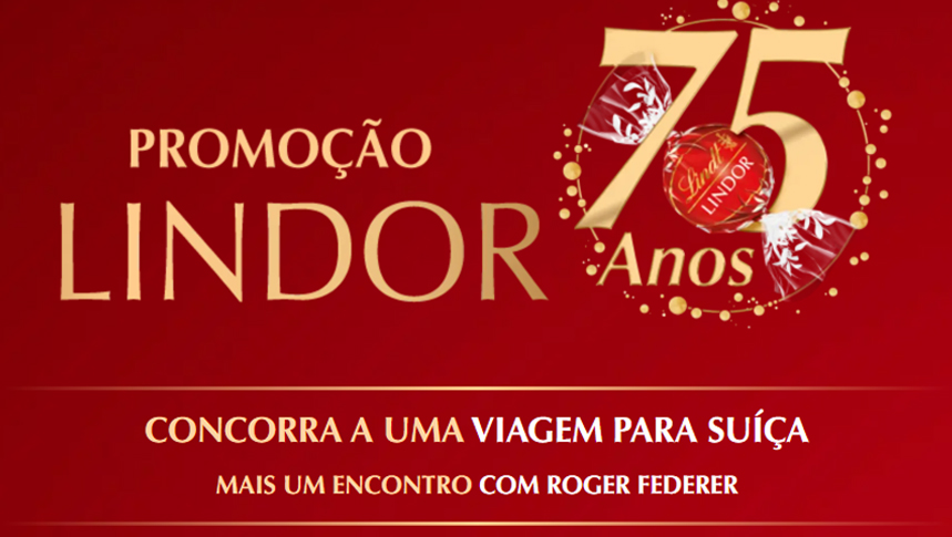 Celebre 75 Anos de Lindor: participe da Promoção e concorra a uma viagem para a Suíça!