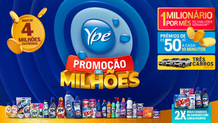 Promoção Ypê de Milhões 2024: participe e concorra a prêmios!