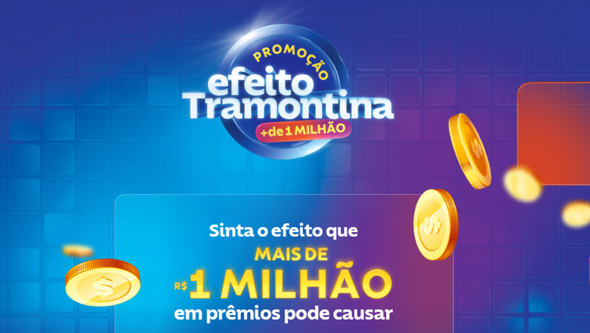 Promoção Efeito Tramontina 2024: concorra a mais de R$ 1 milhão em prêmios!