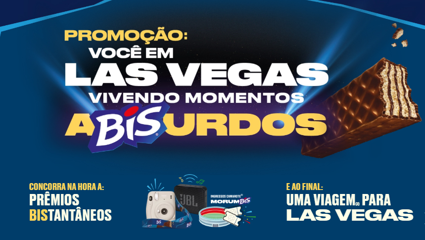 Promoção BIS 2024: Veja como participar e ganhar prêmios instantâneos e viagens para Las Vegas!