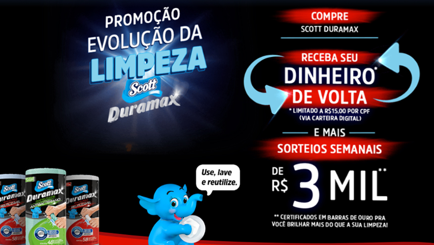 Promoção Scott Duramax: ganhe prêmios em dinheiro e cashback de até R$15