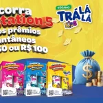 Promoção Trá Lá Lá Kids: Concorra a 10 PlayStation 5 e prêmios instantâneos