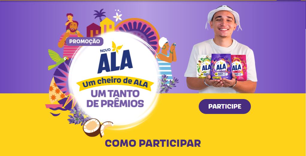 Participe da Promoção novo ALA e concorra a R$100 mil