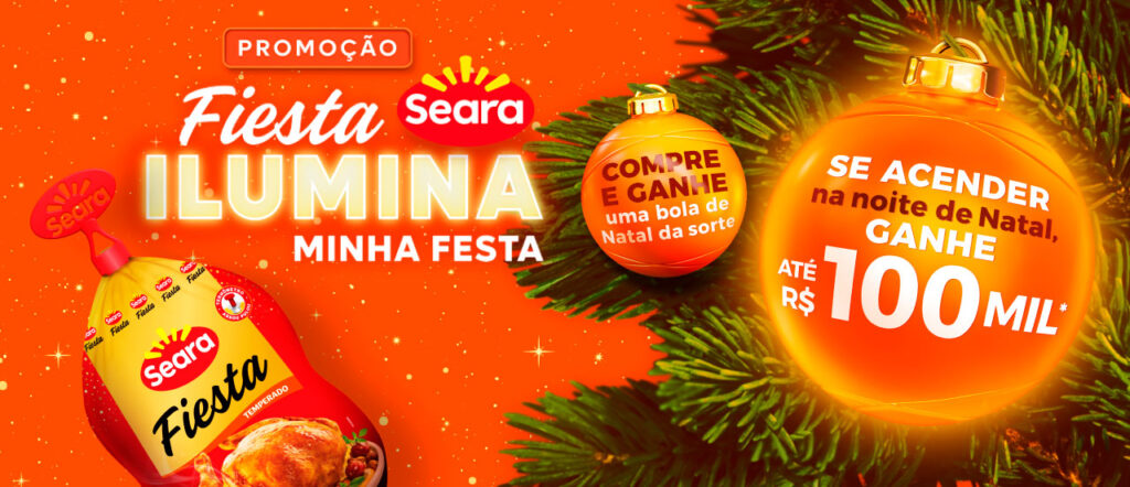 Promoção Seara Fiesta 2024: transforme seu Natal com prêmios de até R$ 100 mil!