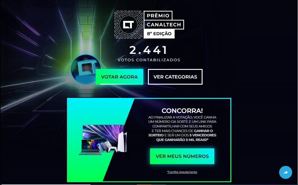 Promoção Canaltech 8ª edição: concorra a R$ 5.000 em créditos MagaluPay