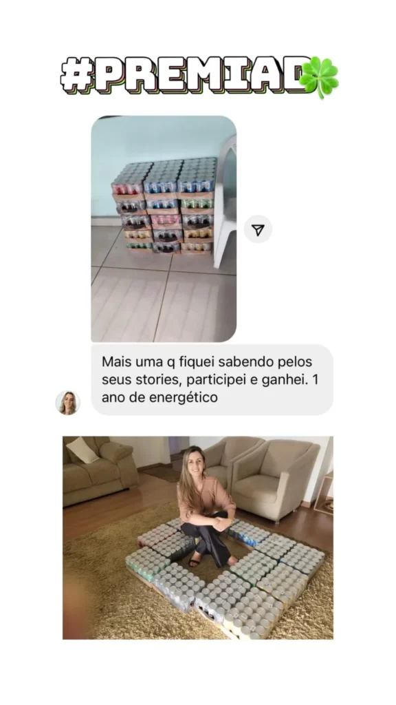 Print de promoção ganha